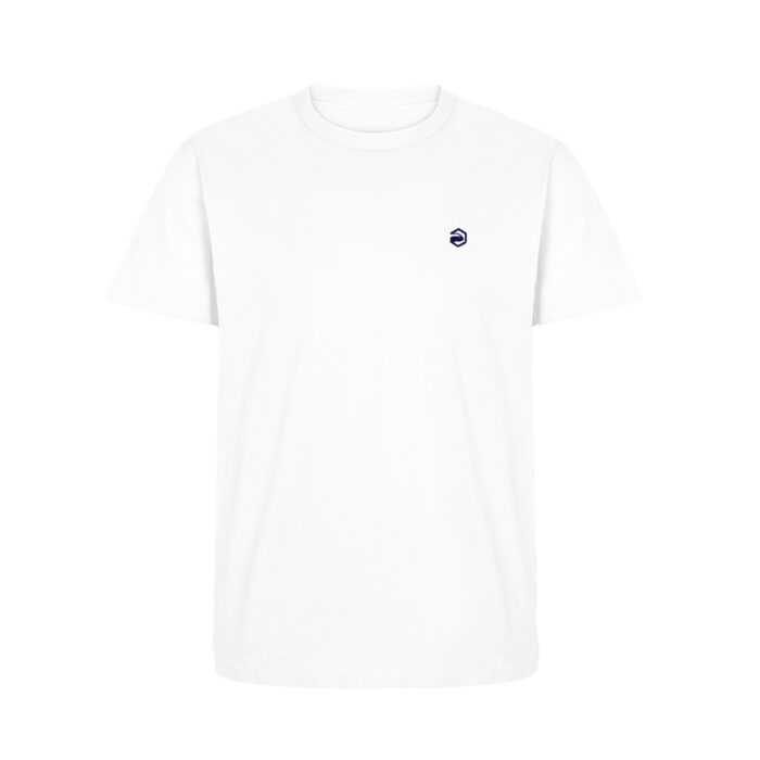 HD Oversized Heavy T-Shirt mit Stick weiß